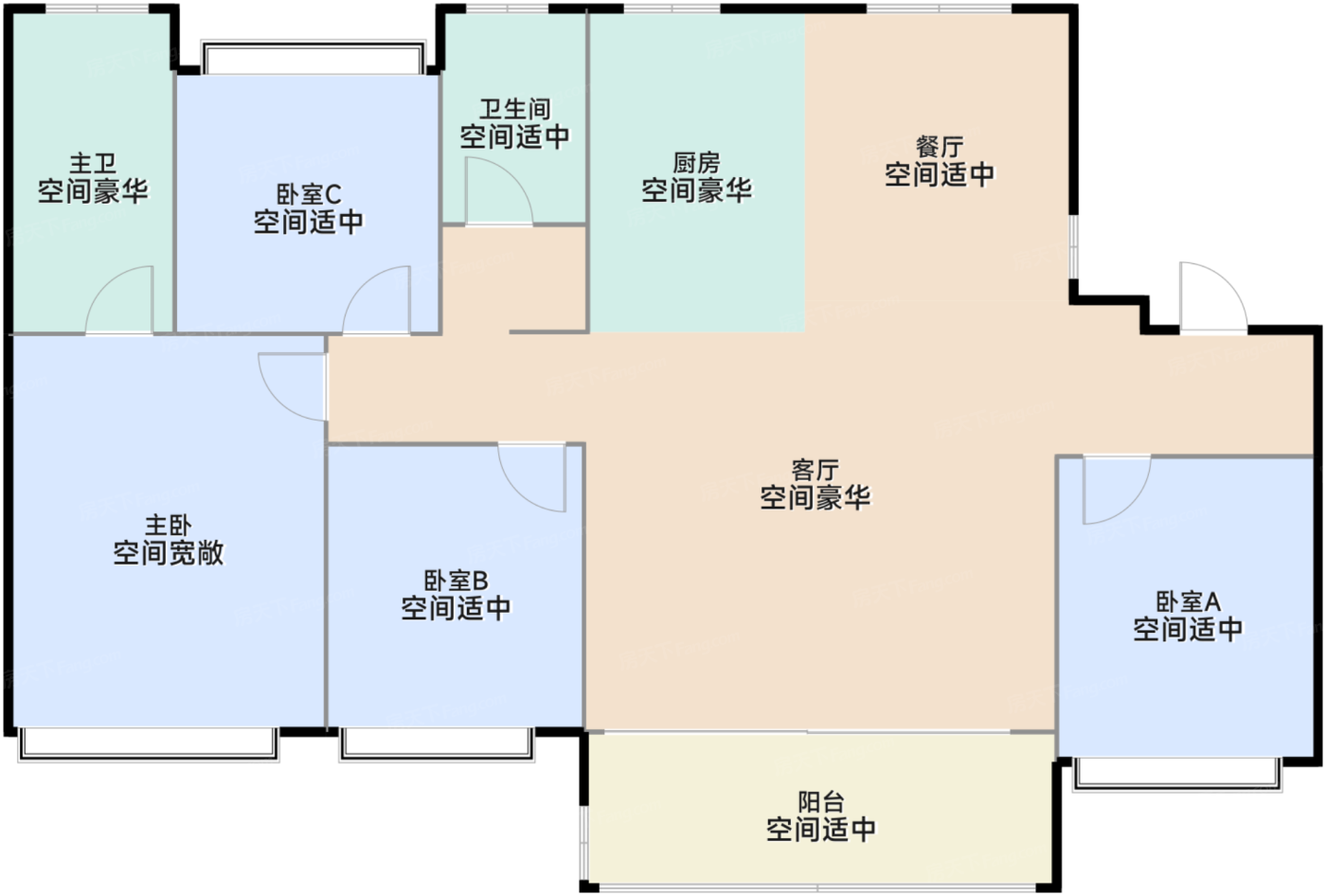 135㎡户型