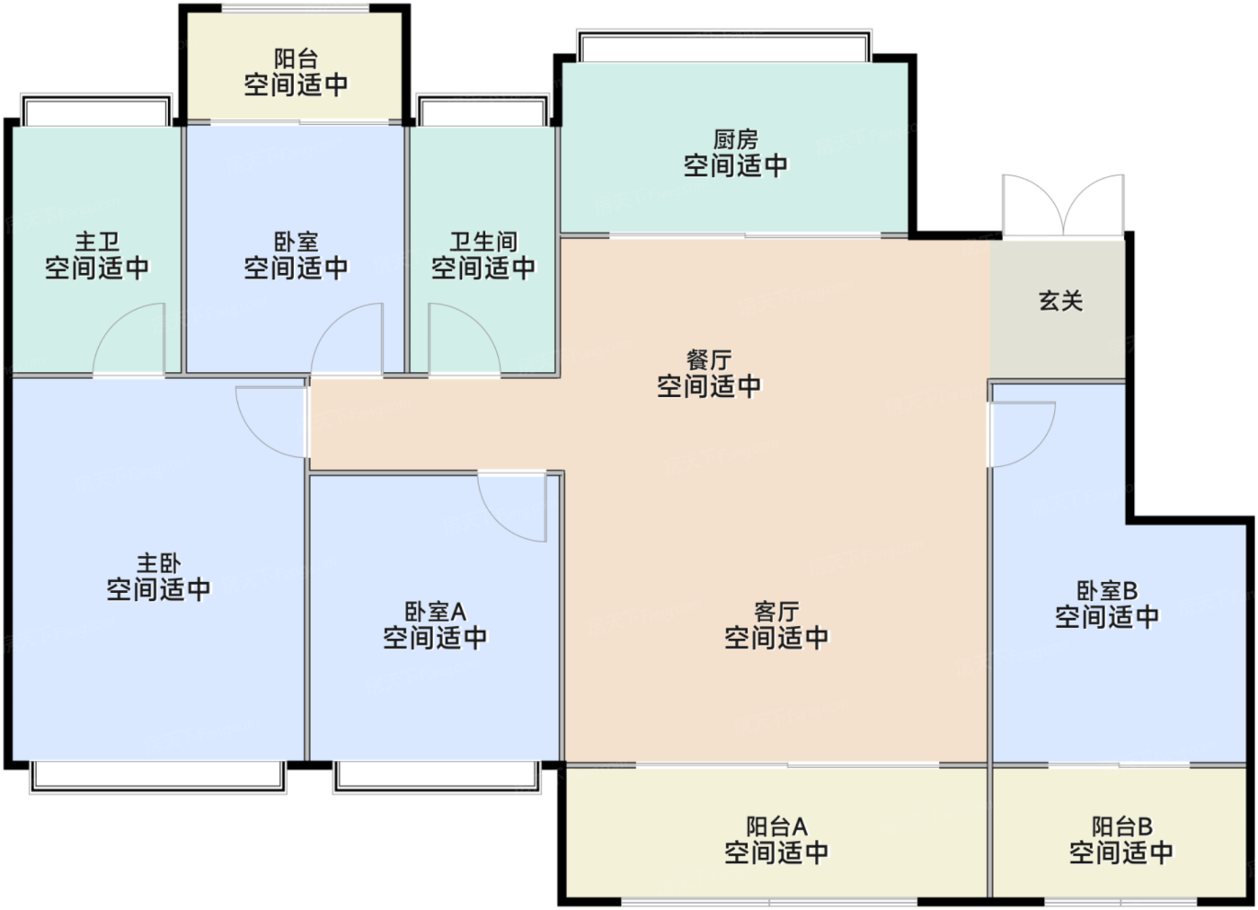 143㎡户型