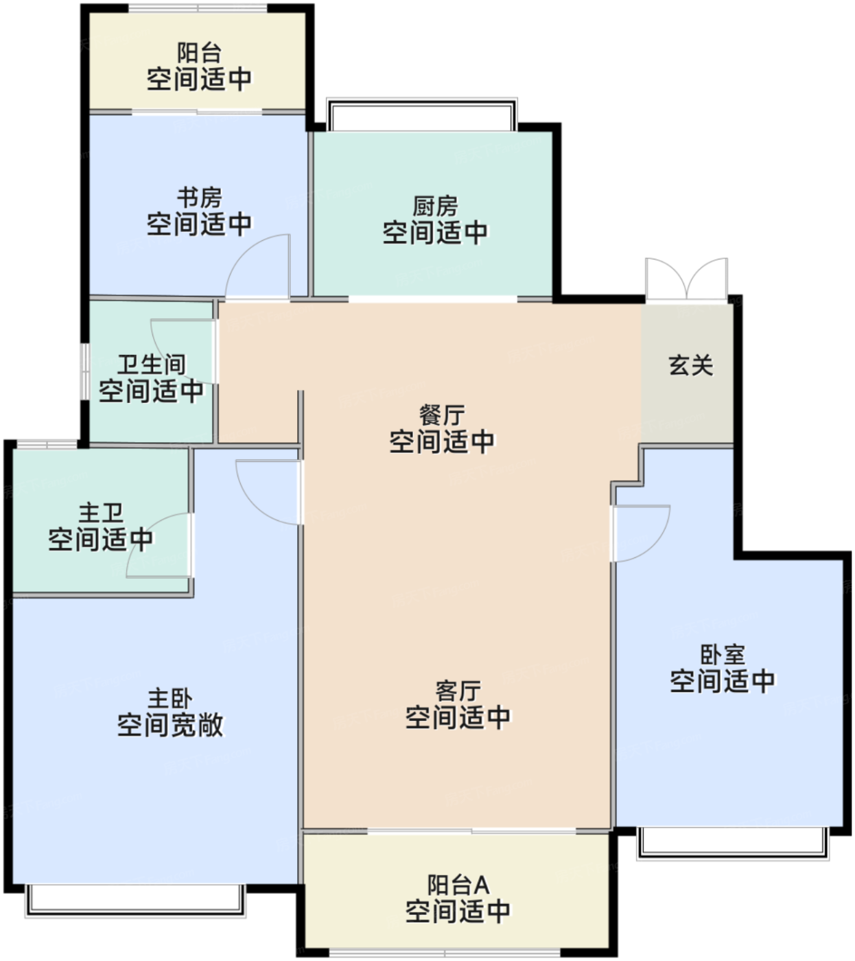 120㎡户型
