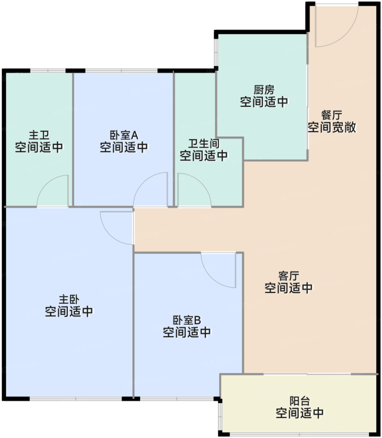 A1户型瑧仕99平