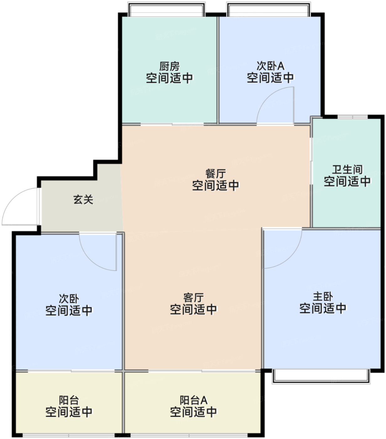 B户型 97平