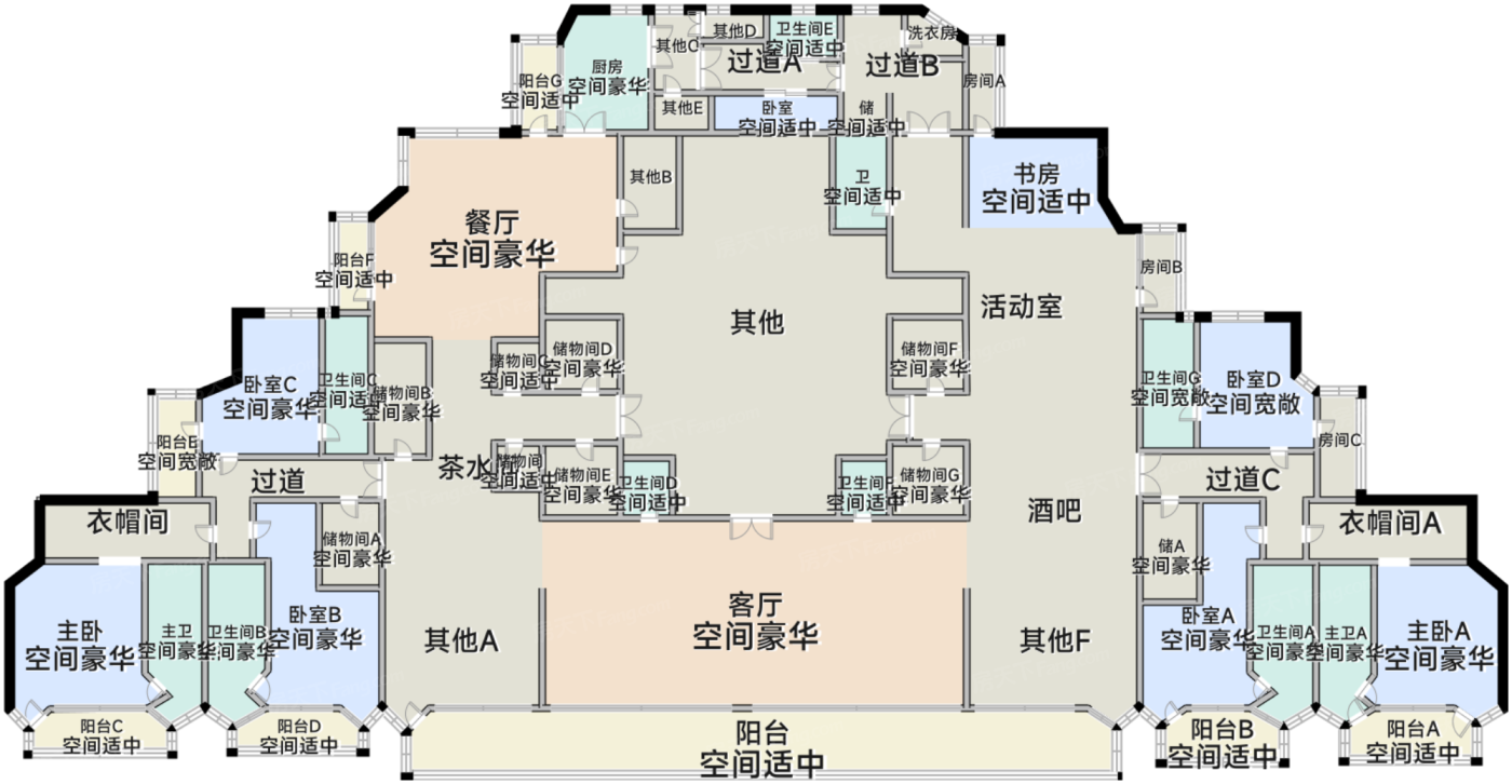 高区大平层