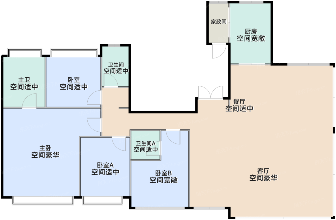 212㎡户型图