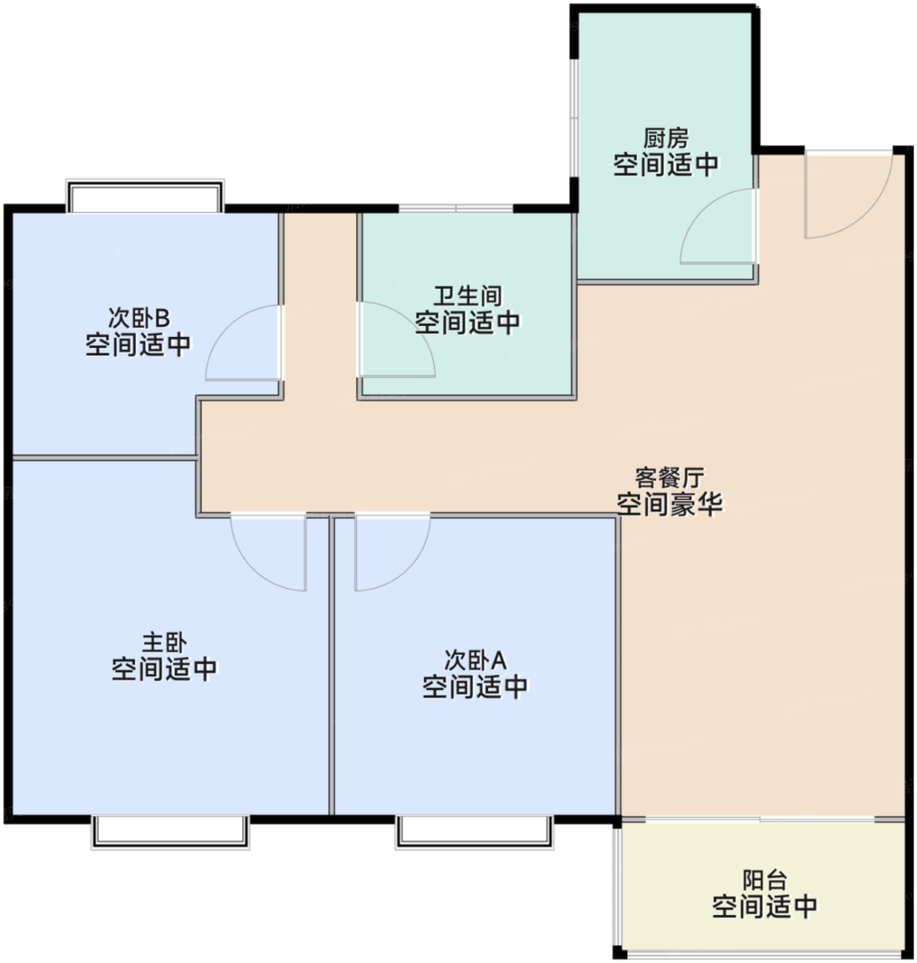 89平米