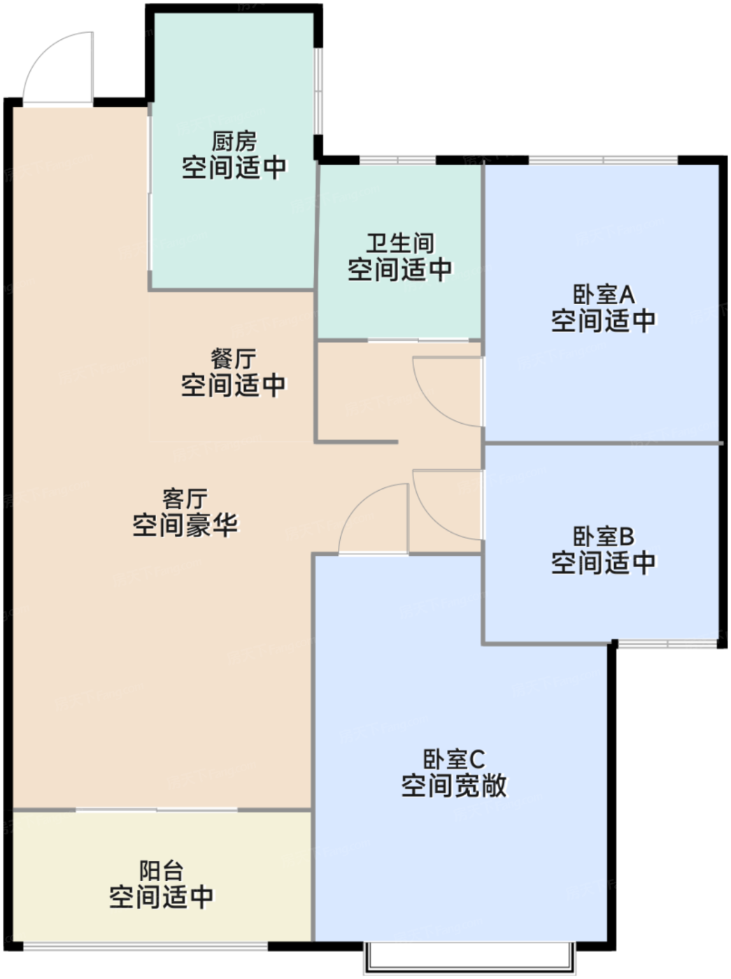 83平户型