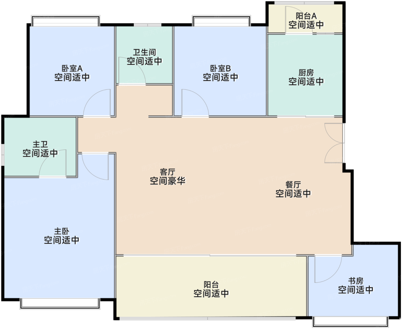 沐光洋房A户型