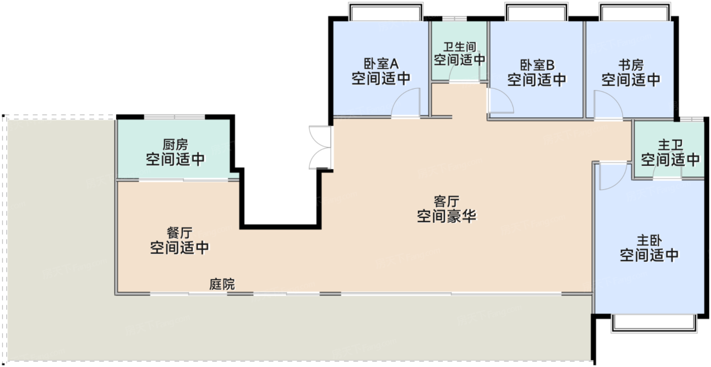 退台洋房E户型